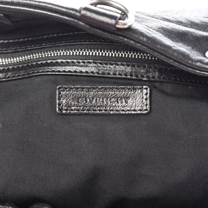 Givenchy Tumbled Sheepskin Top Handle Flap Bag Black 6 of 9