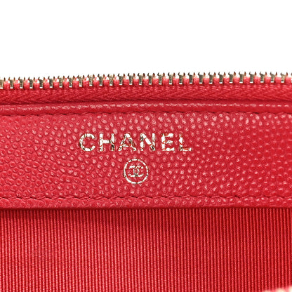 Chanel Caviar Quilted Small Clutch With Chain Pink 6 of 12