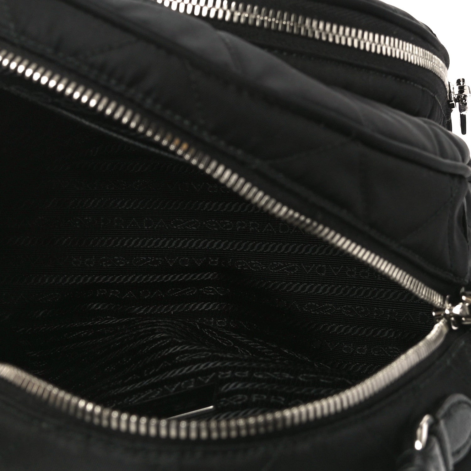 Prada Nylon Tessuto Impuntu Quilted Backpack Black 5 of 9