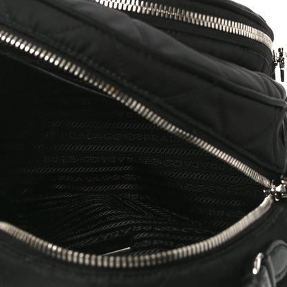 Prada Nylon Tessuto Impuntu Quilted Backpack Black 5 of 9