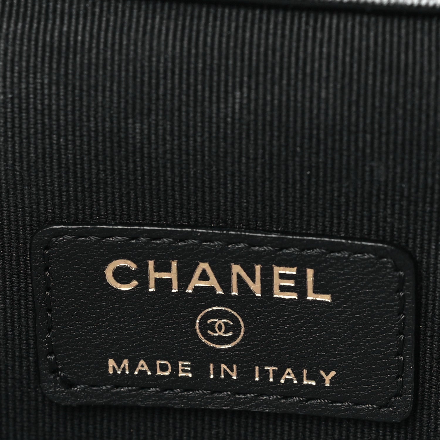 Chanel Lambskin Quilted Top Handle Mini Vanity Case With Chain Black 6 of 11