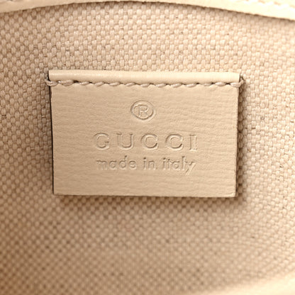 Gucci Azalea Calfskin Web Mini Horsebit 1955 Shoulder Bag Mystic White 6 of 10