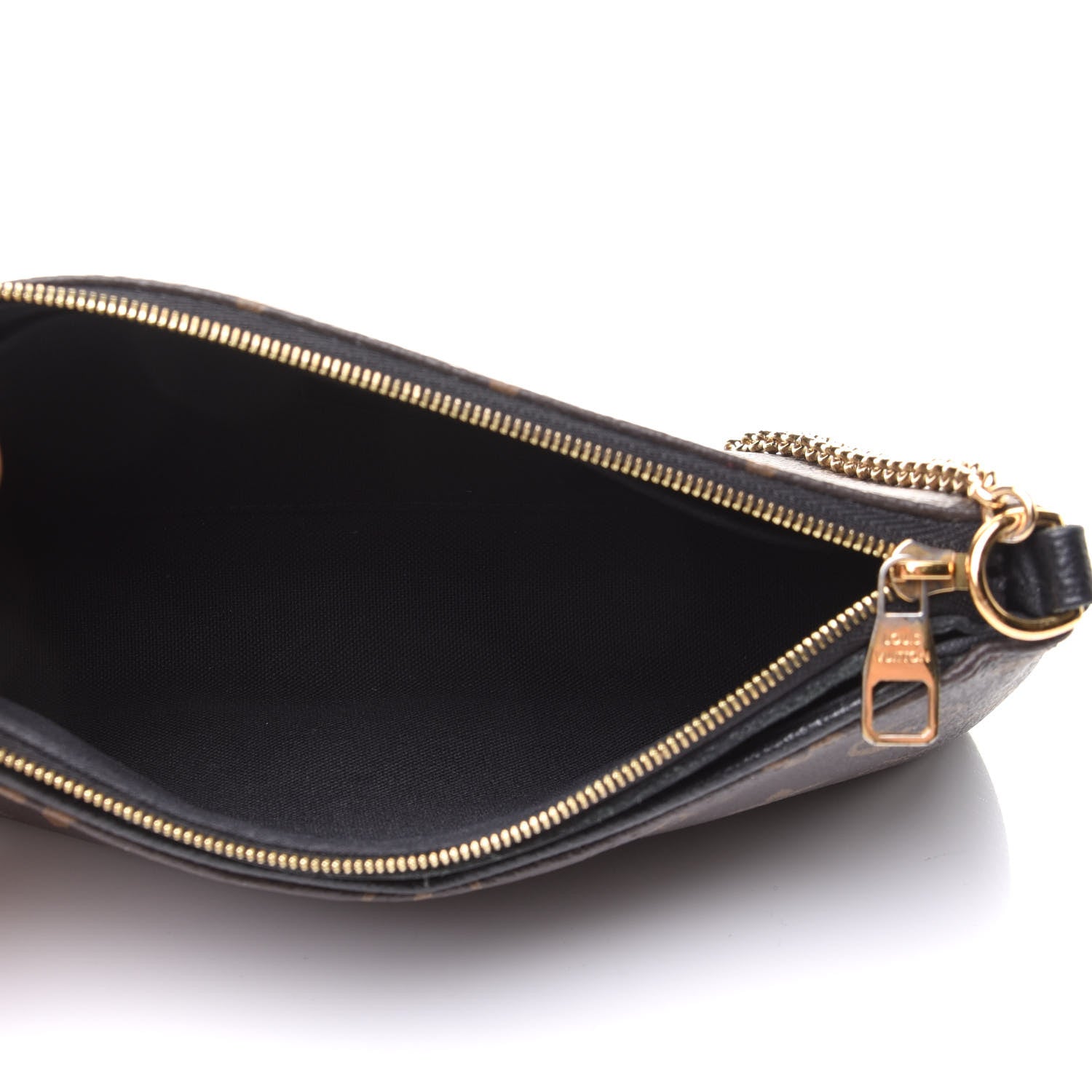 Louis Vuitton Monogram Pallas Clutch Black 5 of 10