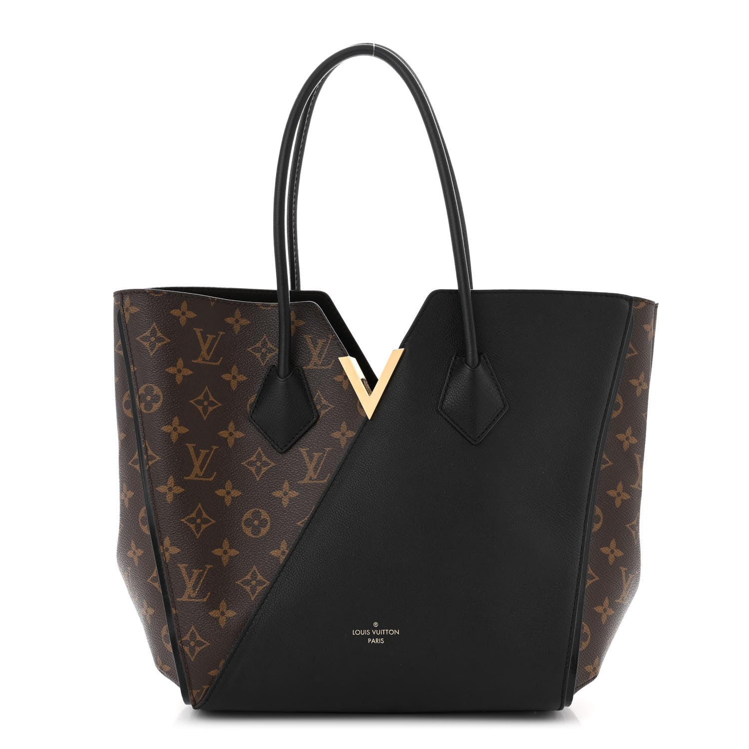 Louis Vuitton Calfskin Monogram Kimono Tote Black 1 of 11