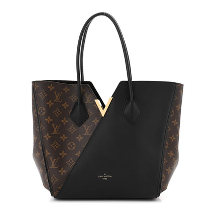 Louis Vuitton Calfskin Monogram Kimono Tote Black 1 of 11
