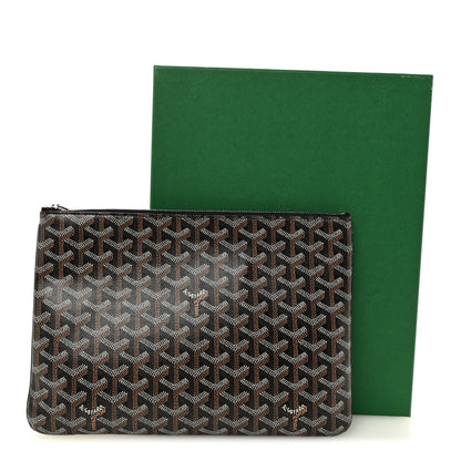 Goyard Goyardine Senat Pochette MM Black 8 of 8