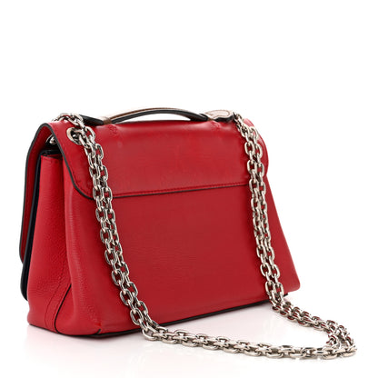 Louis Vuitton Monogram Cuir Plume Ecume Very Chain Bag Rouge Rubis 3 of 10