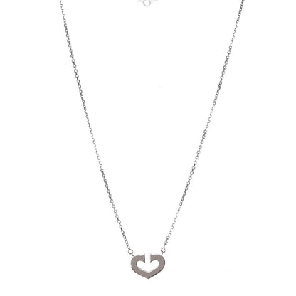 Cartier 18K White Gold Medium Hearts and Symbols Necklace 1 of 7