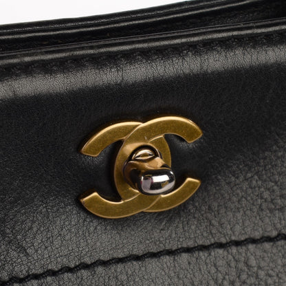 Chanel Calfskin Shopping Tote Black 3 of 12