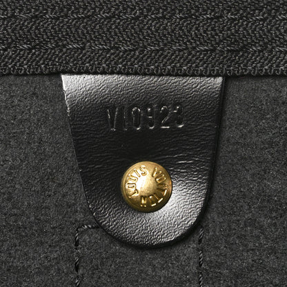 Louis Vuitton Epi Keepall 45 Black 6 of 9