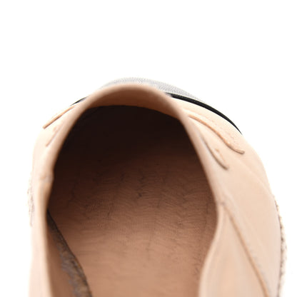 Chanel Lambskin CC Espadrilles 39 Beige Black 11 of 15