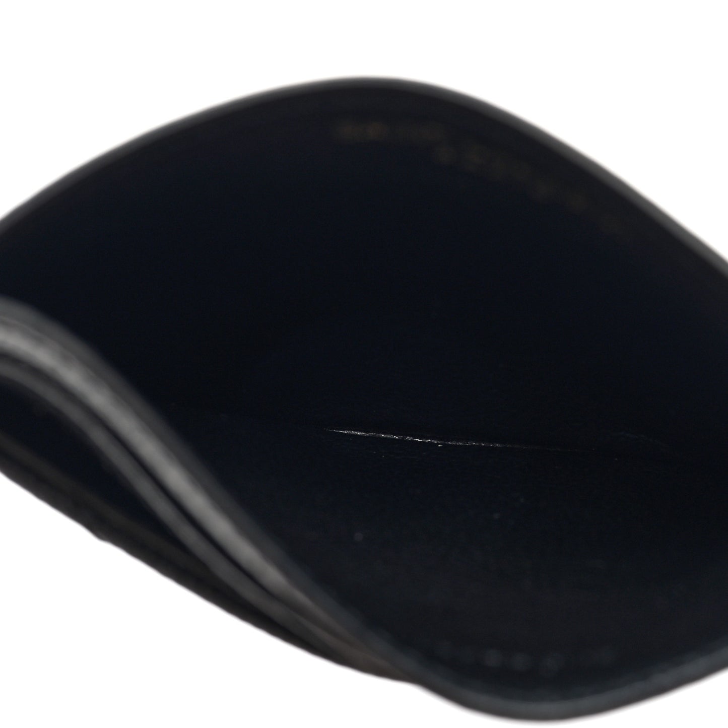 Grain De Poudre Matelasse Chevron Monogram Credit Card Case Black