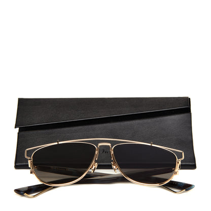 Christian Dior Metal Technologic Sunglasses Gold Blue 8 of 8