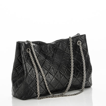 Chanel Aged Calfskin Reissue 2.55 Tote Black 3 of 7