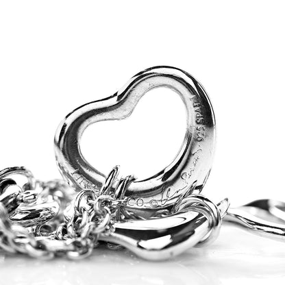 Tiffany Sterling Silver Elsa Peretti Open Heart Bracelet 5 of 5