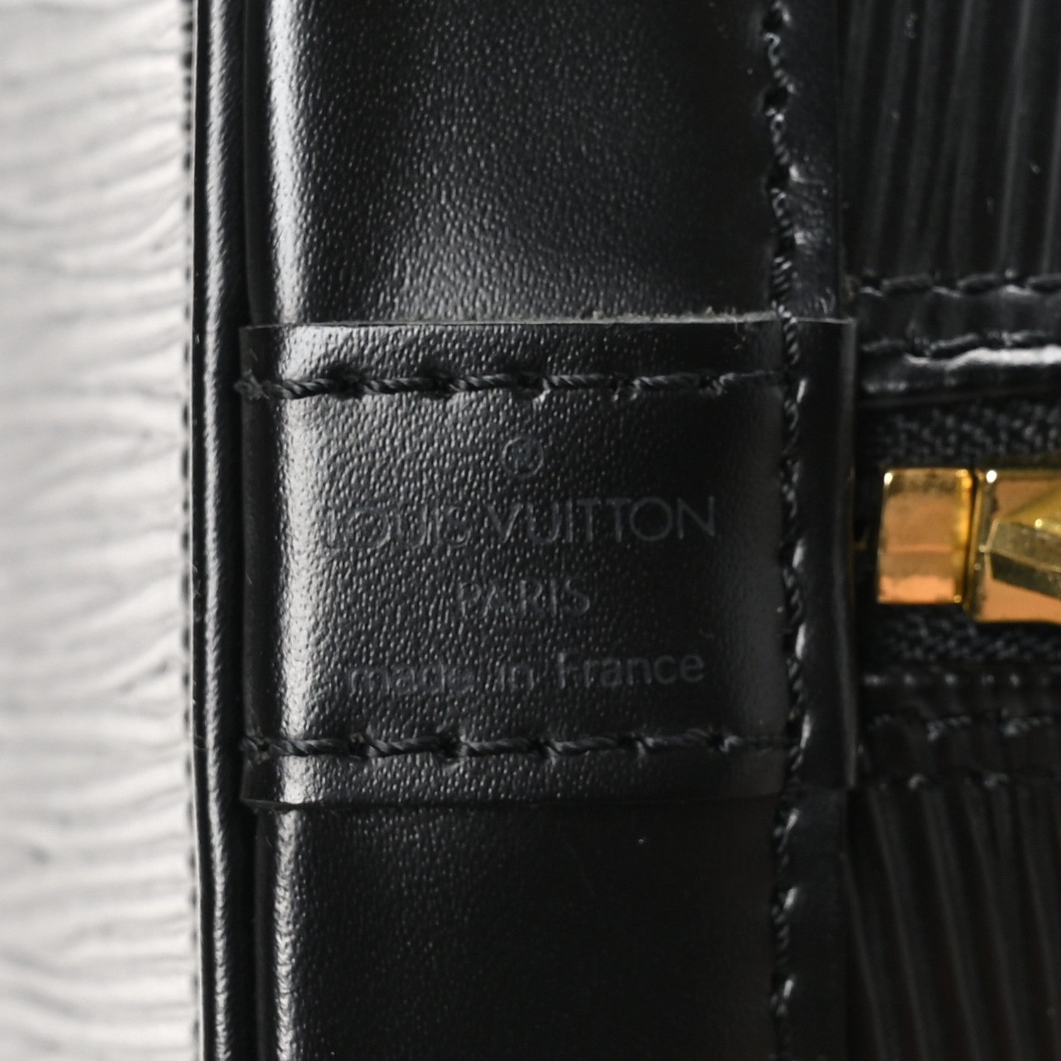 Louis Vuitton Epi Alma PM Black 6 of 9