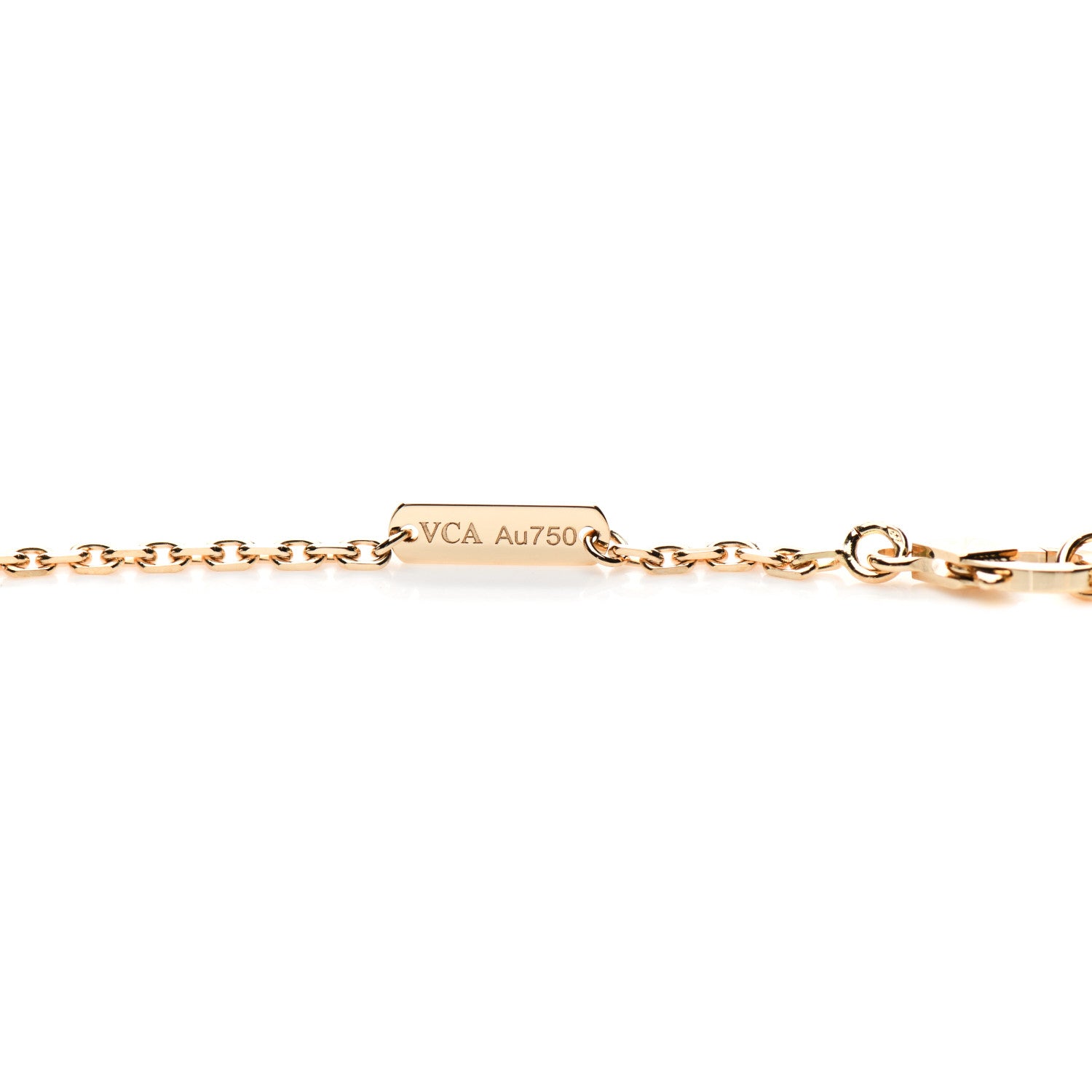 Van Cleef & Arpels 18K Yellow Gold Zodiac Aquarius Pendant Necklace 4 of 6