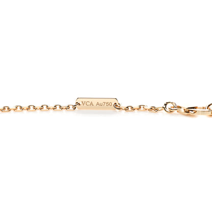 Van Cleef & Arpels 18K Yellow Gold Zodiac Aquarius Pendant Necklace 4 of 6