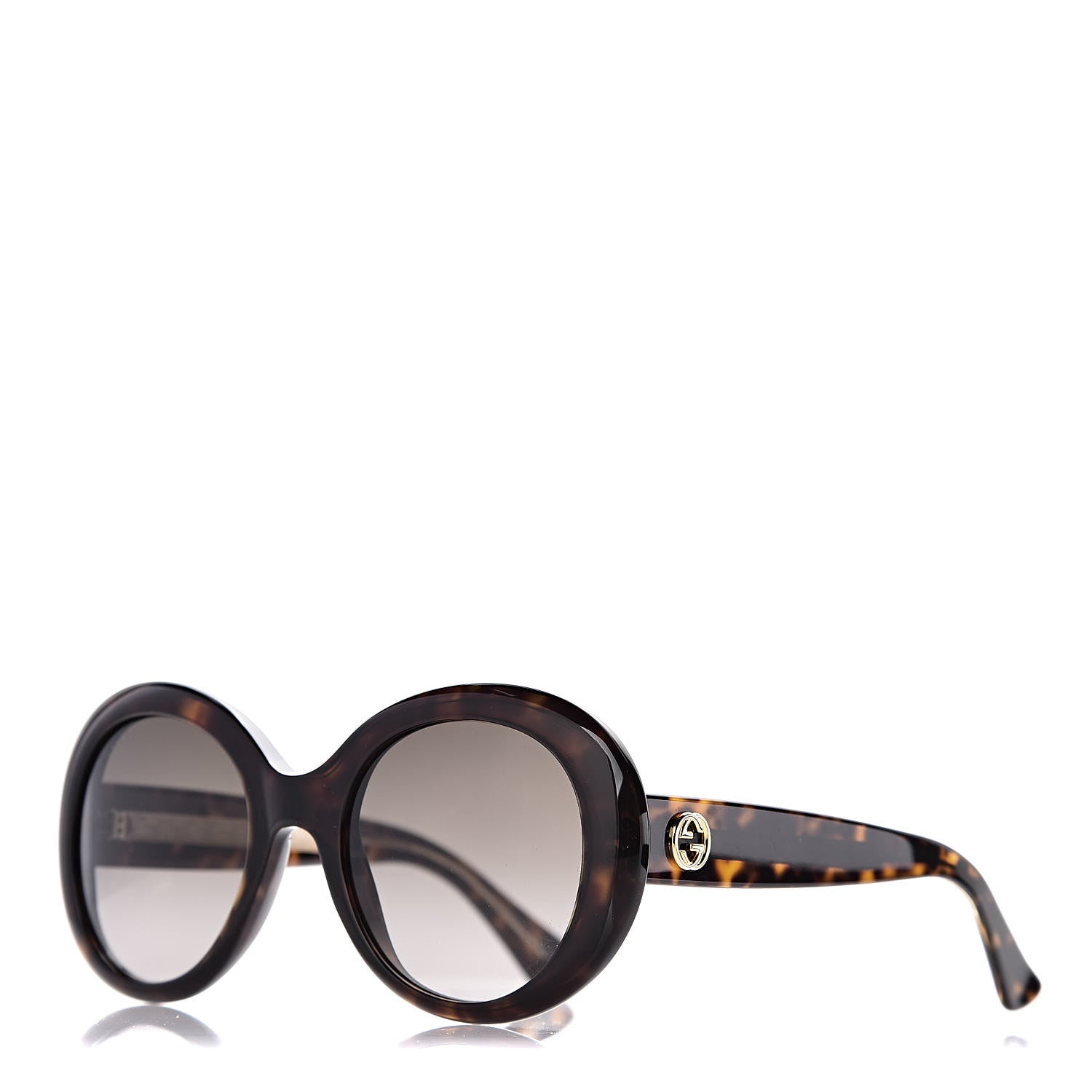 Gucci Round Sunglasses GG3815/S Tortoise 1 of 10