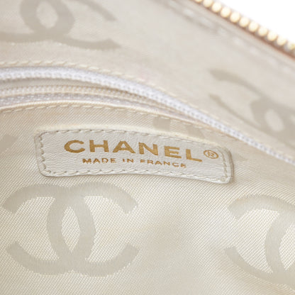 Chanel Calfskin CC Shoulder Bag White 8 of 18
