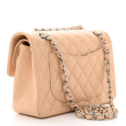 Chanel Lambskin Quilted Small Double Flap Beige 2 of 11