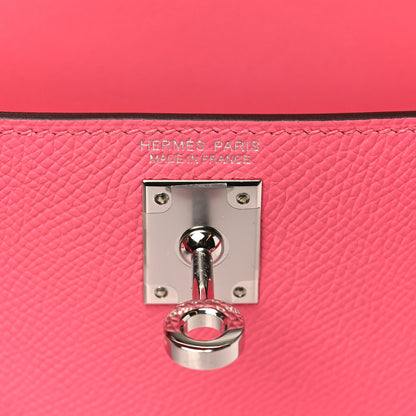 Hermes Epsom Mini Kelly Sellier 20 Rose Azalee 6 of 11