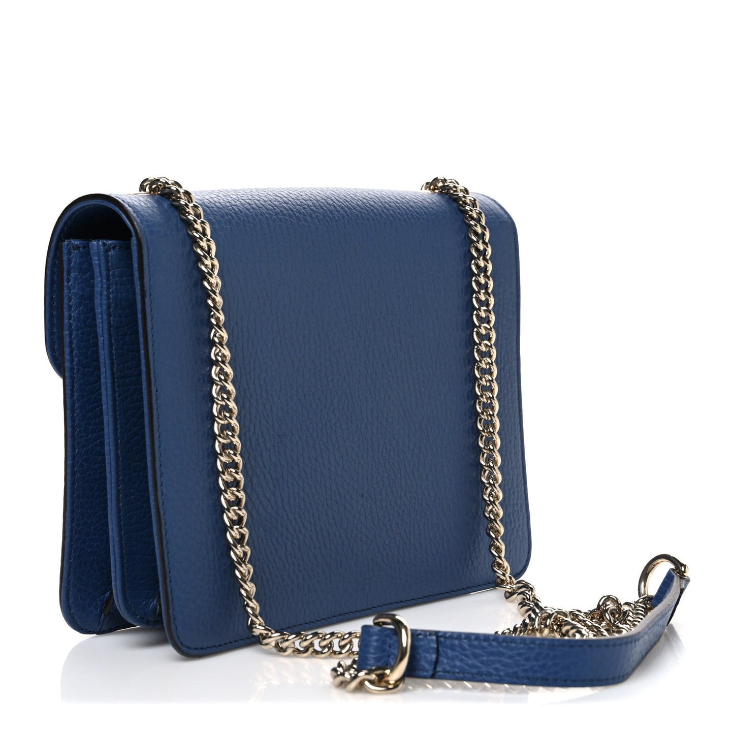 Dollar Calfskin Small Interlocking G Shoulder Bag Caspian