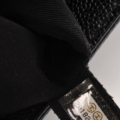 Chanel Caviar Quilted New Medium Boy Flap Black 6 of 8