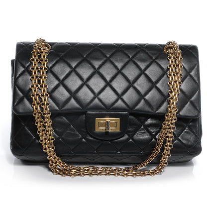 Chanel Lambskin 2.55 Reissue 225 Flap Black 1 of 7