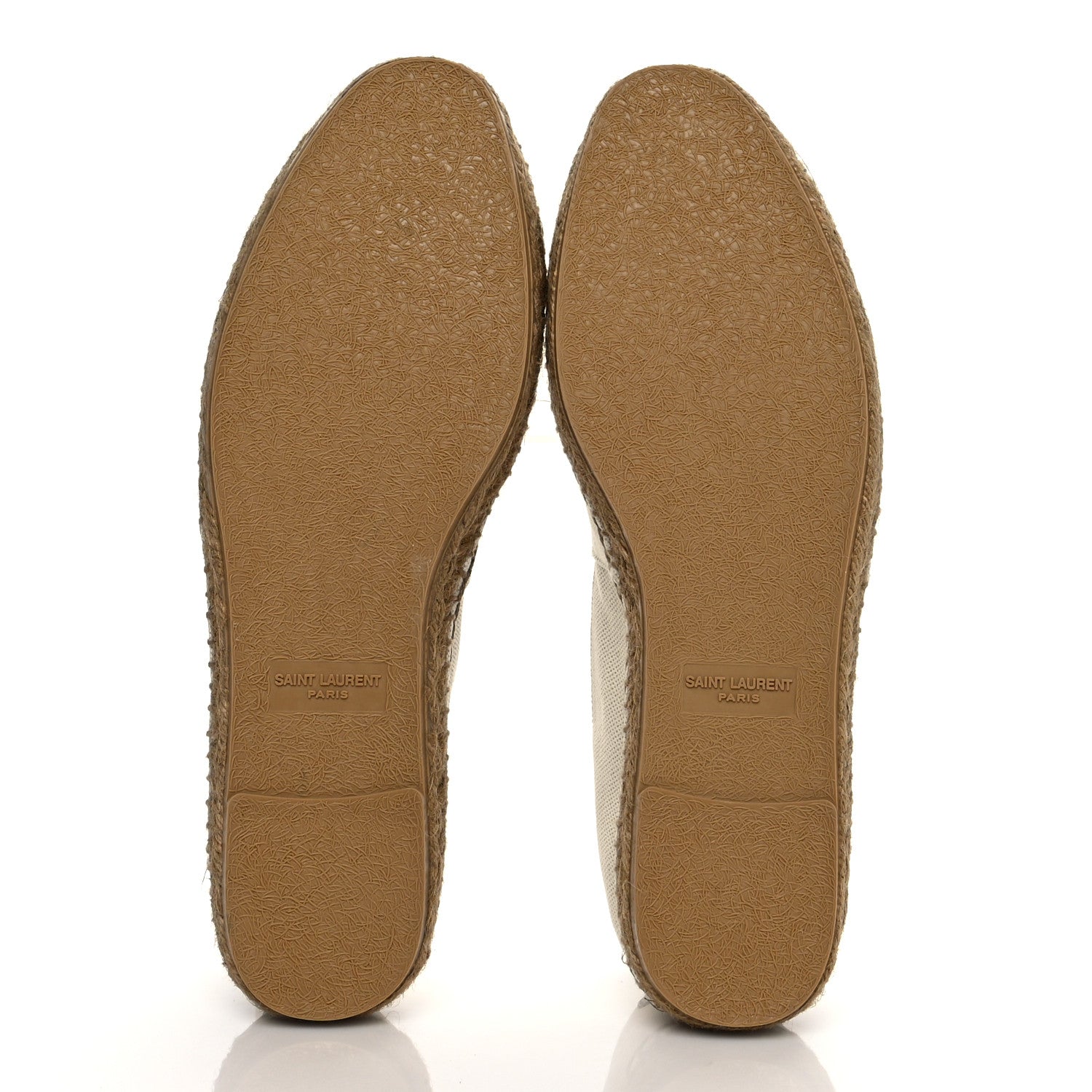 Saint Laurent Canvas Nappa Elba Light Logo Embroidered Espadrilles 42 Ecru 10 of 10