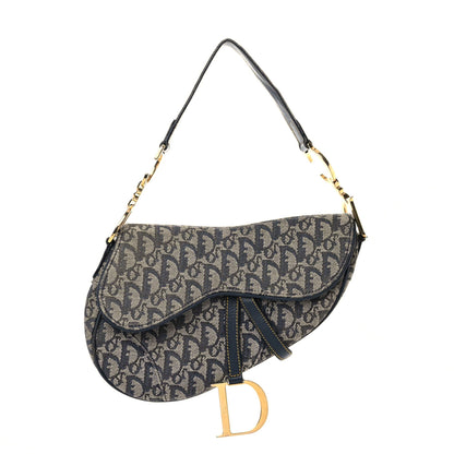 Christian Dior Monogram Saddle Bag Blue 1 of 17