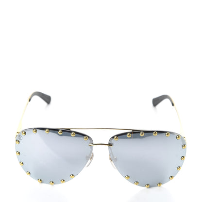 Louis Vuitton The Party Aviator Sunglasses Z0911U Blue 4 of 19