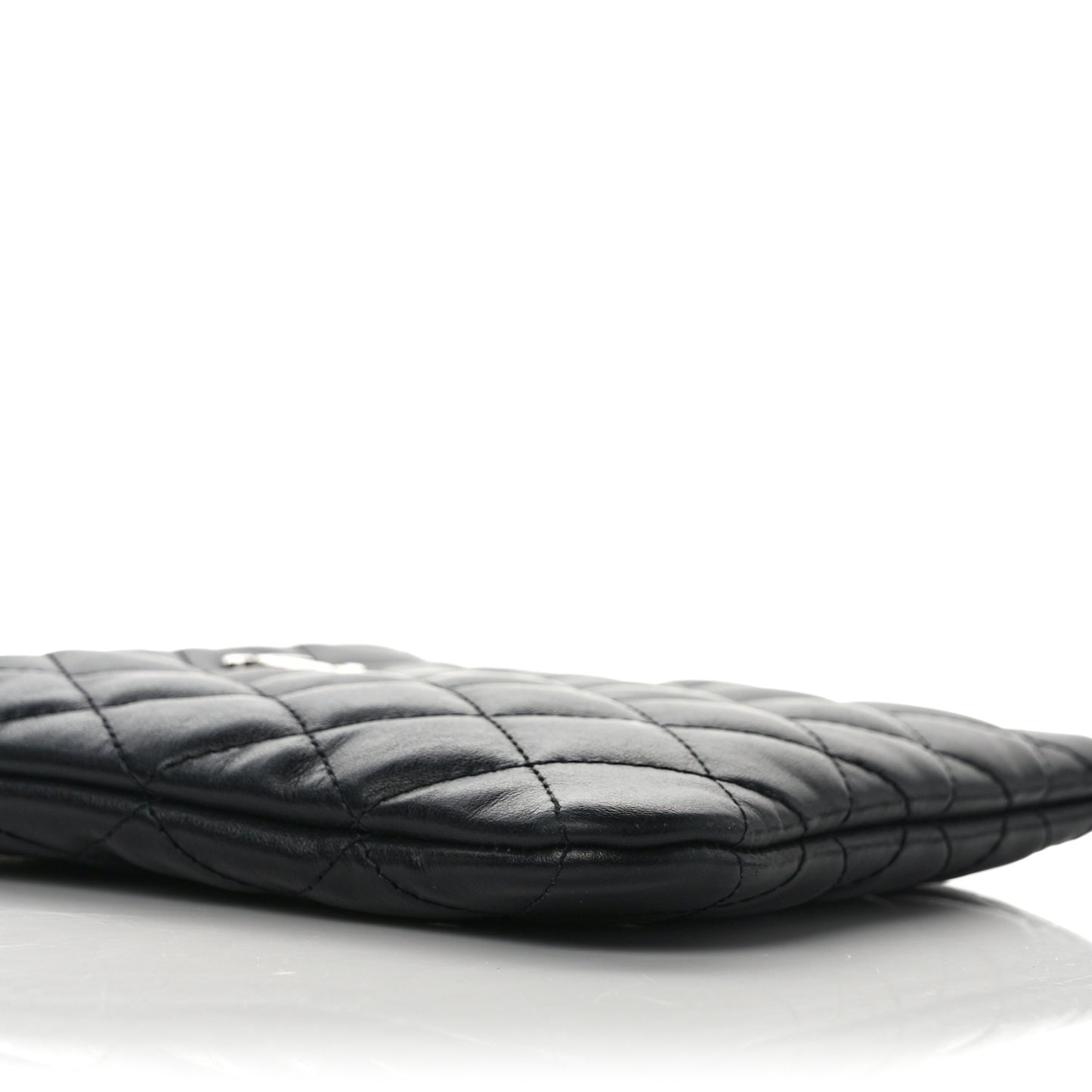 Lambskin Quilted Crossbody Bag Black
