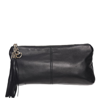 Gucci Deerskin Sienna Small Clutch Black 1 of 7