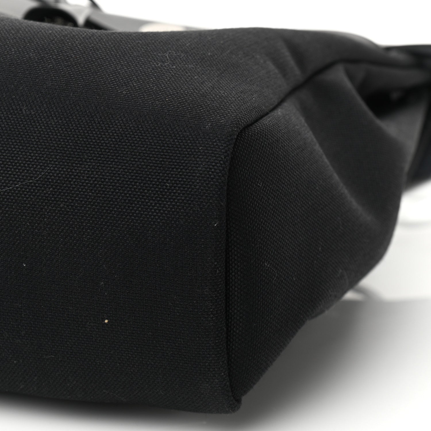 Hermes Military Toile Vache Hunter Herbag a Dos Zip Retourne Backpack Black 10 of 10