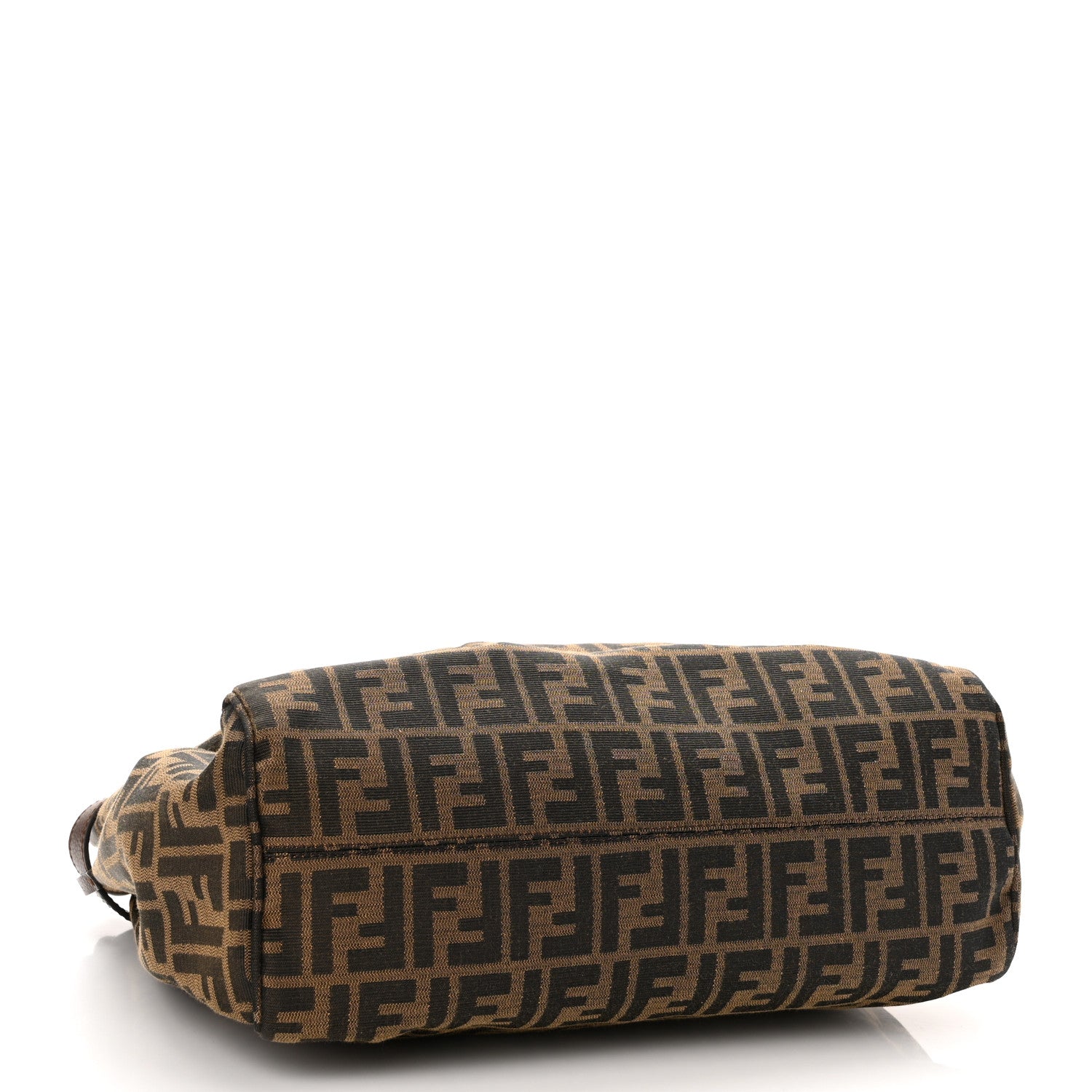 Fendi Zucca Vitello Artic Tote Tobacco 4 of 10