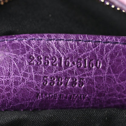 Balenciaga Agneau Classic Gold Hardware Velo Dark Violet 7 of 10