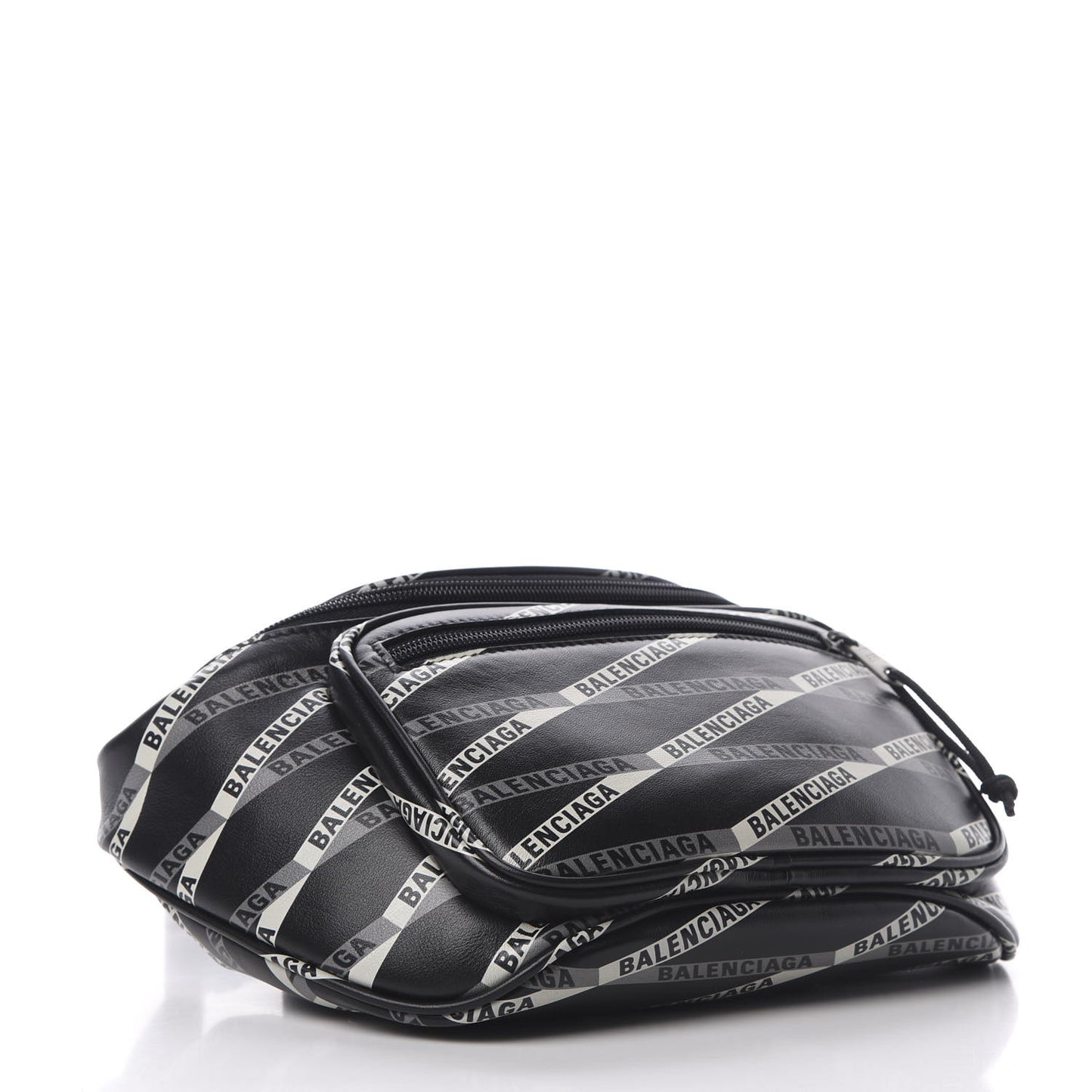 Smooth Calfskin Losange Monogram Explorer Belt Bag Black Grey