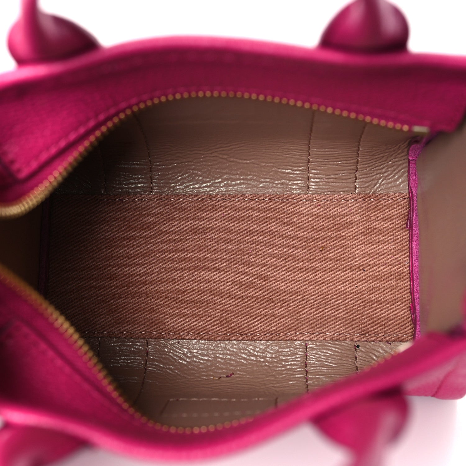 Marc Jacobs Grained Calfskin Mini The Tote Bag Lipstick Pink 5 of 9