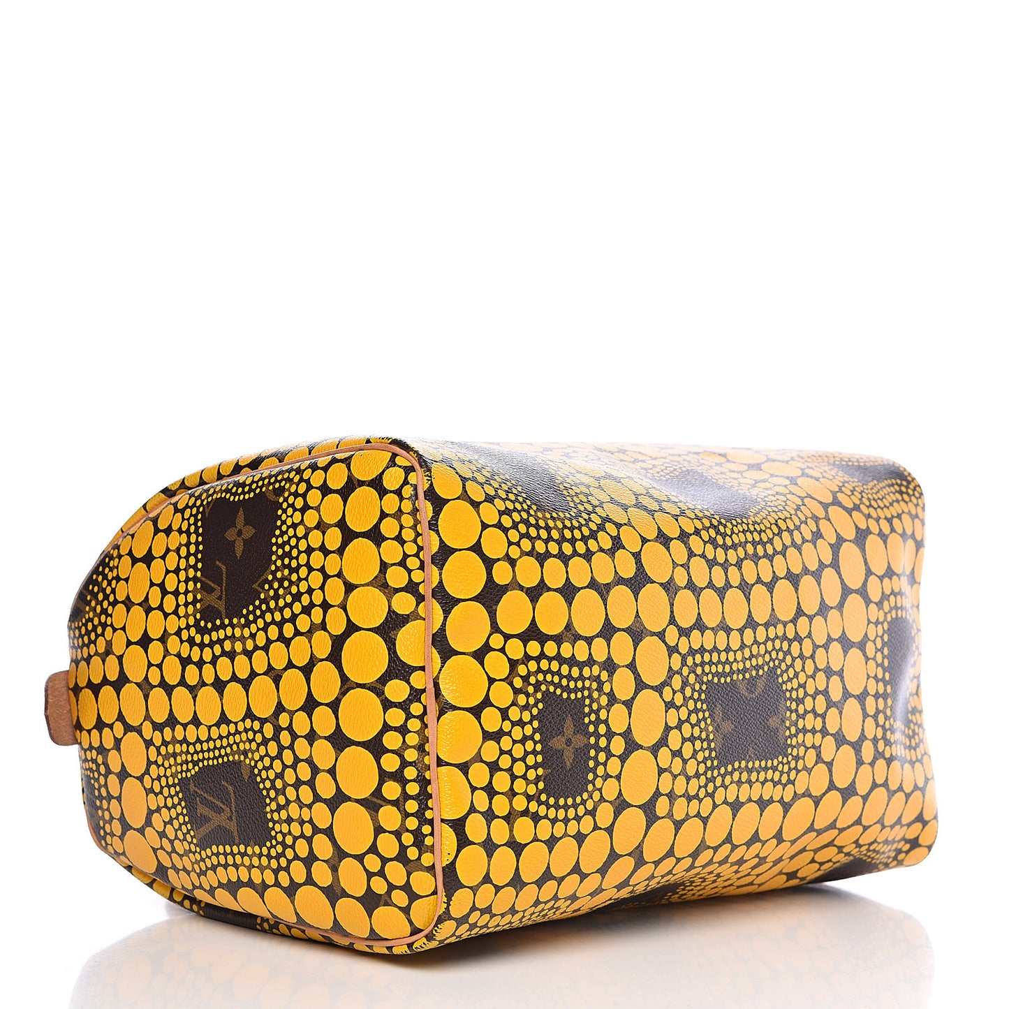 Monogram Kusama Town Speedy 30 Yellow