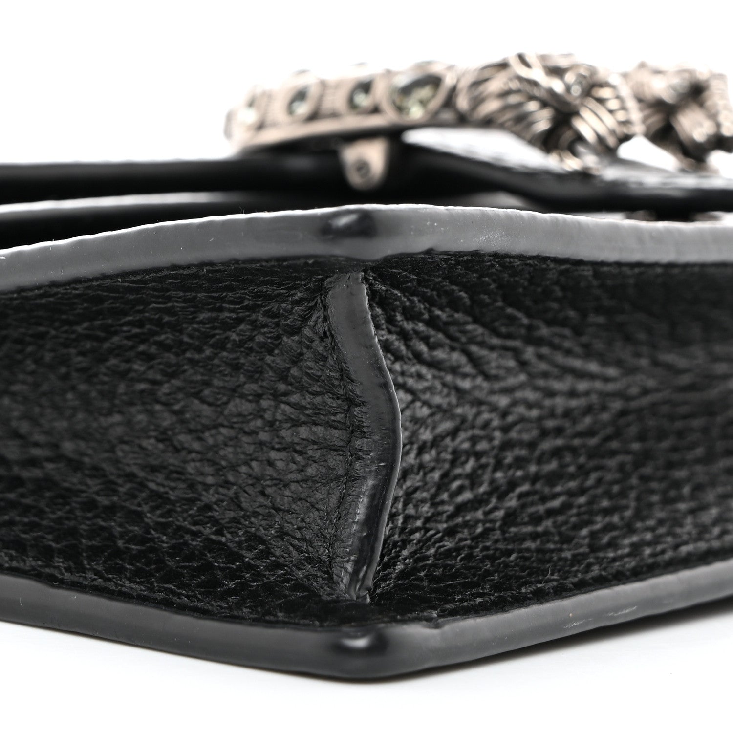 Gucci Calfskin Super Mini Dionysus Shoulder Bag Black 10 of 11