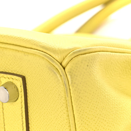 Hermes Epsom Birkin 35 Lime 12 of 14