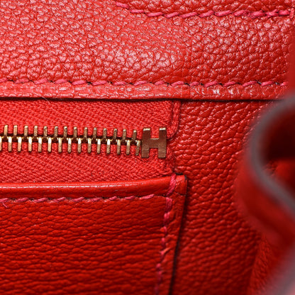 Hermes Togo Birkin 30 Geranium 8 of 31
