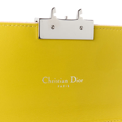 Christian Dior Grained Calfskin Cannage Miss Dior Promenade Chain Wallet Light Pink Yellow 6 of 10