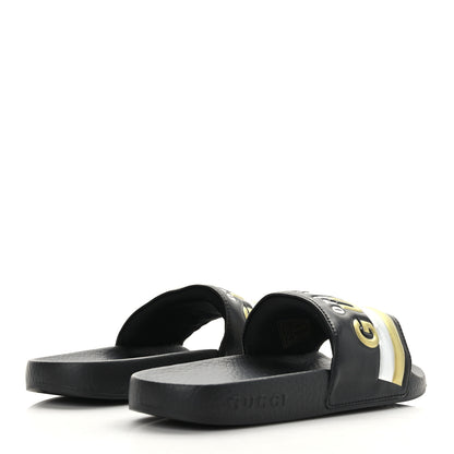 Gucci Rubber Womens Pursuit Pool Slide Sandals 35 Black 4 of 6