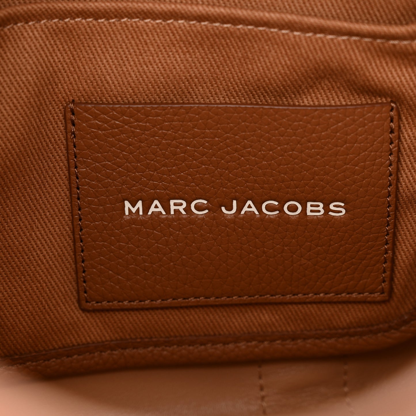 Grained Calfskin Small The Tote Bag Argan Oil