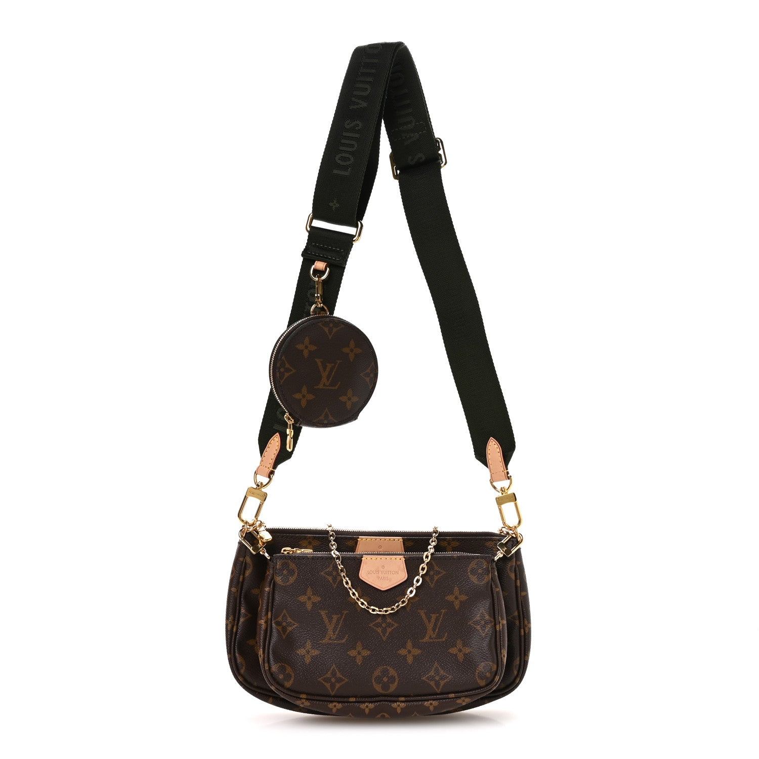 Louis Vuitton Monogram Multi Pochette Accessories Kaki 1 of 10