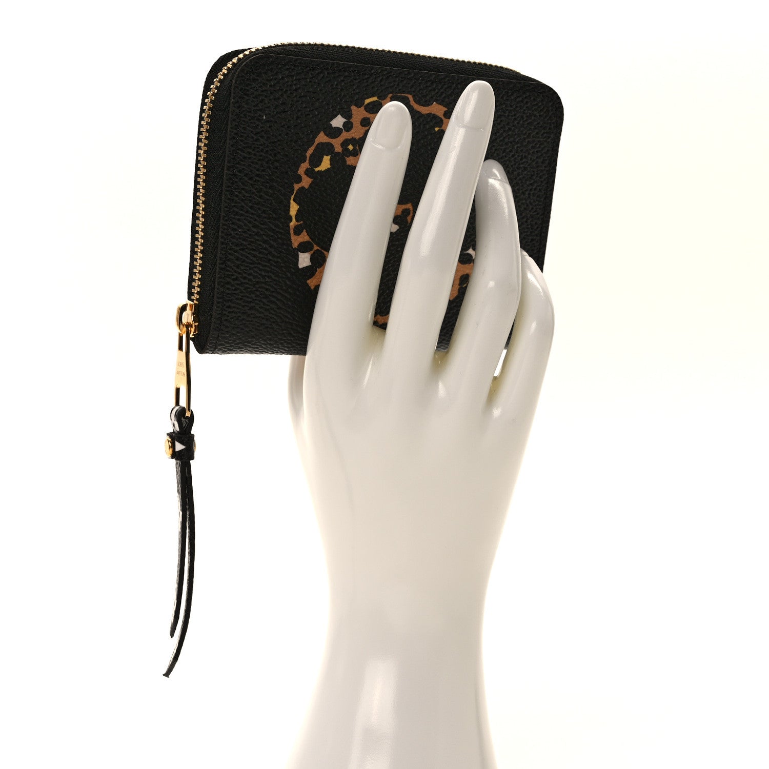Louis Vuitton Monogram Giant Jungle Zippy Coin Purse Black 2 of 7