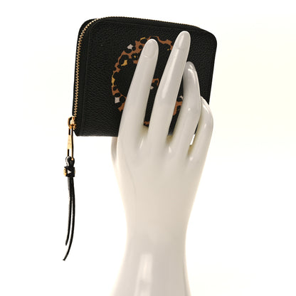 Louis Vuitton Monogram Giant Jungle Zippy Coin Purse Black 2 of 7