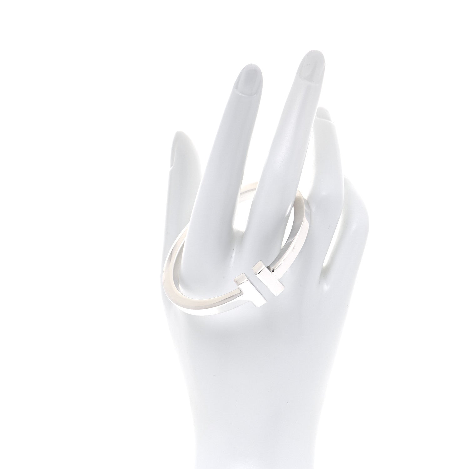 Tiffany Sterling Silver T Square Bracelet 2 of 5